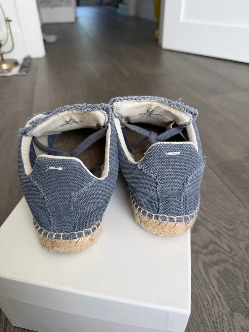 Women’s Den Canvas Lace-Up Sneakers with Espadrille Trim